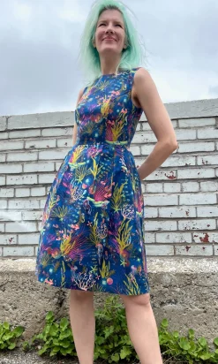 Peafowl Dress - Undersea Gardens