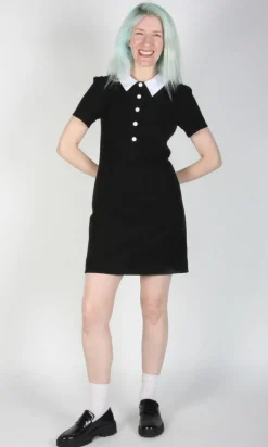 Peep Dress - Black