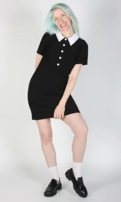 Peep Dress - Black
