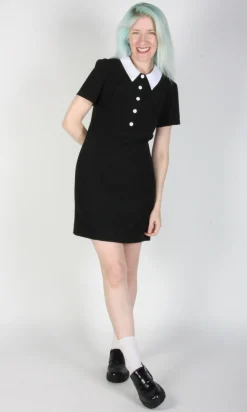 Peep Dress - Black