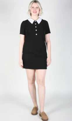 Peep Dress - Black