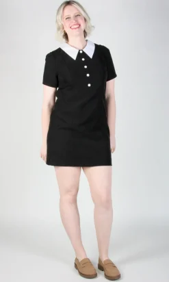 Peep Dress - Black