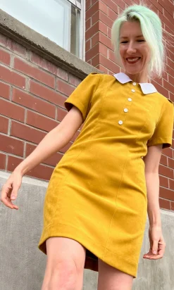 Peep Dress - Dandelion