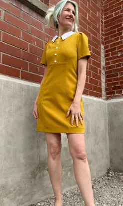 Peep Dress - Dandelion