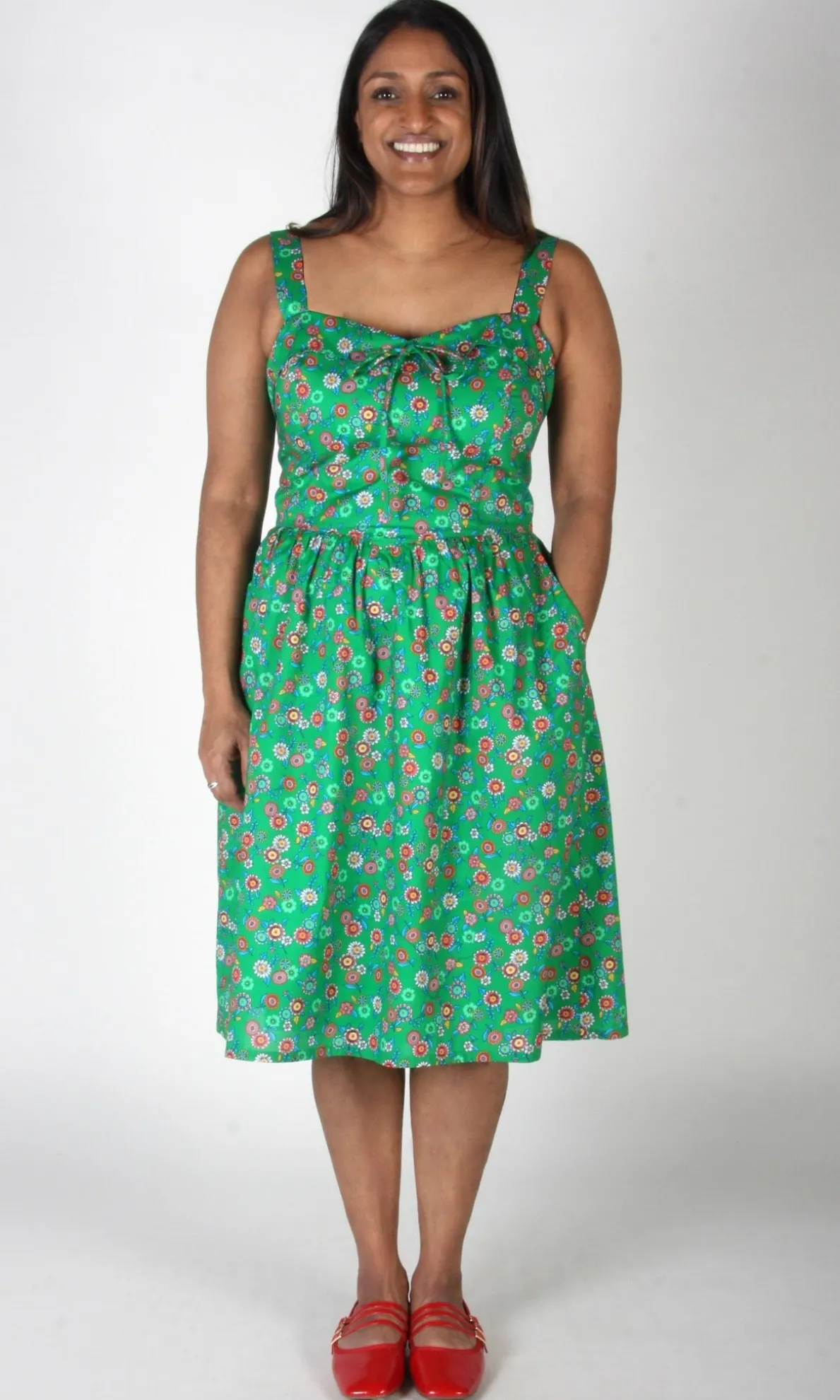 Prinia Dress - Straw Flower