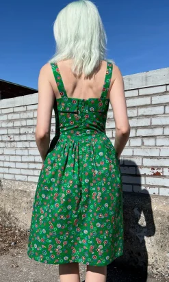 Prinia Dress - Straw Flower