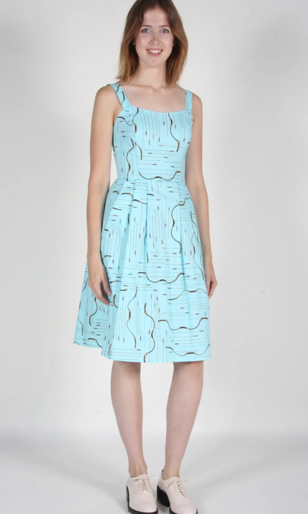 Purpletuft Dress - Blue Archery