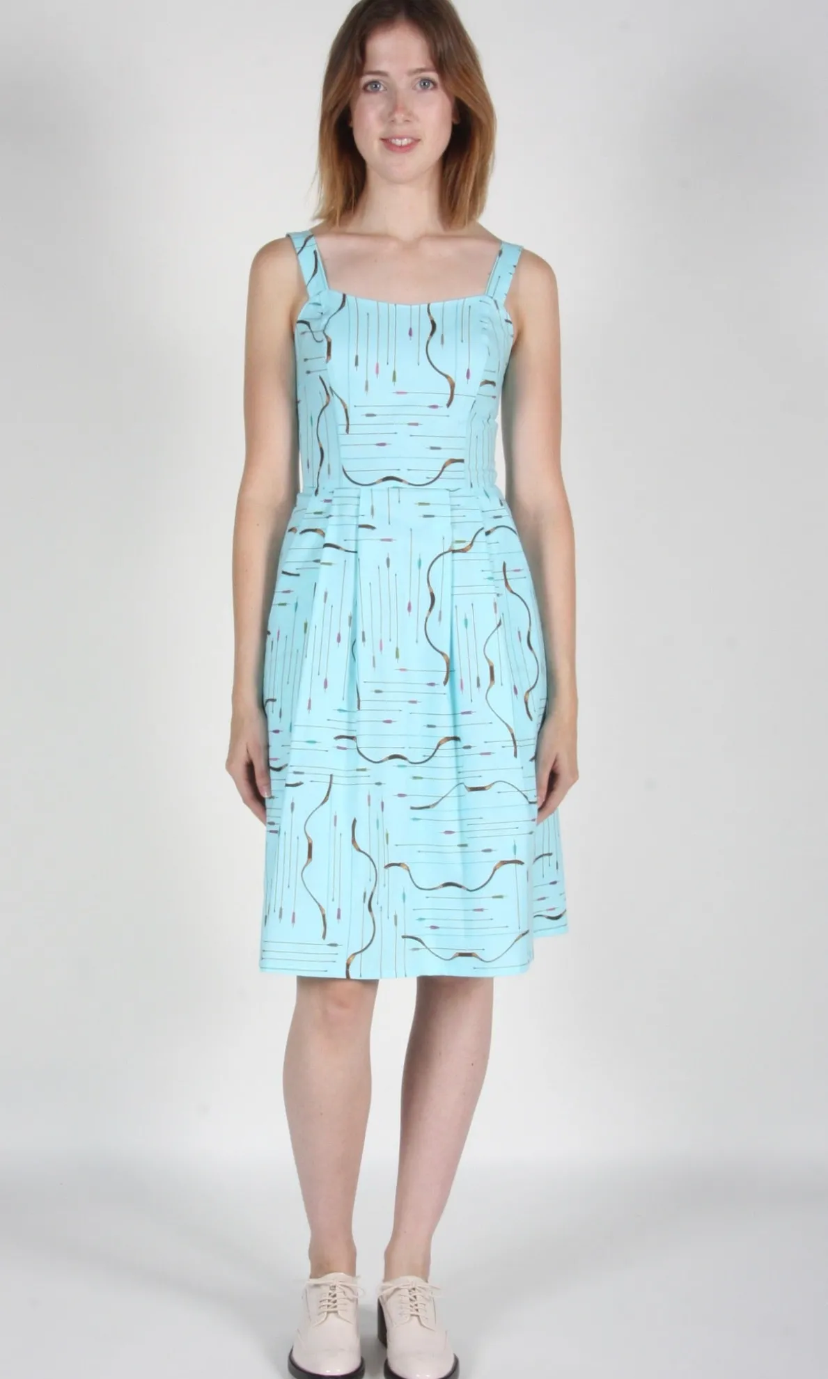 Purpletuft Dress - Blue Archery