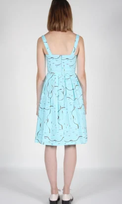 Purpletuft Dress - Blue Archery