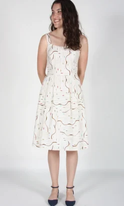 Purpletuft Dress - Ivory Archery