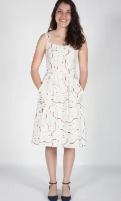 Purpletuft Dress - Ivory Archery