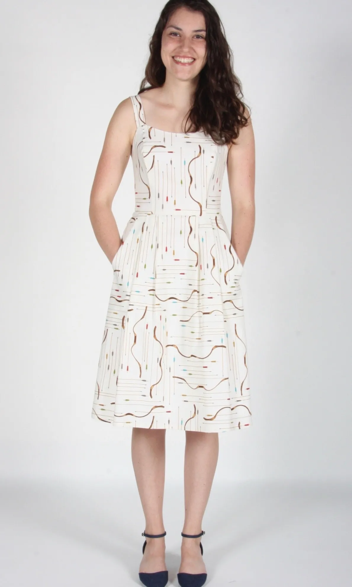 Purpletuft Dress - Ivory Archery