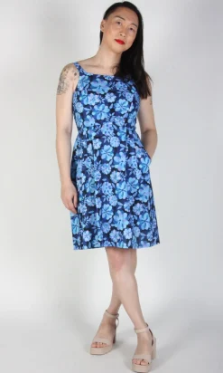 Reedbird Dress - Larkspur