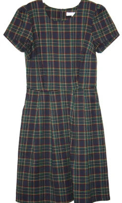 RN856 - 2 - Woodnymph Dress - Navy Plaid
