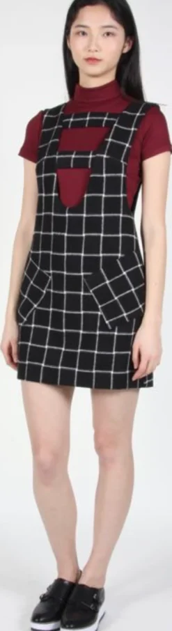 RN882 6 - Curlew Tunic - Black and White