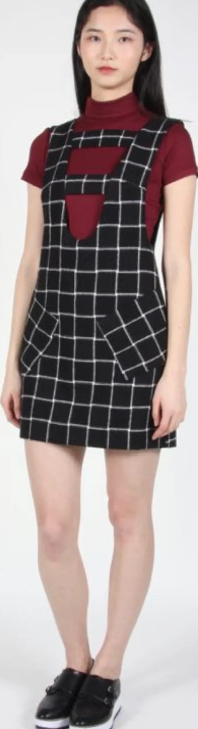RN882 6 - Curlew Tunic - Black and White