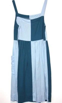 RN908 - S - Timber Doodle Dress - Sea/Sky