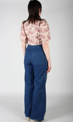 Stonechat Top - Brick Village Toile