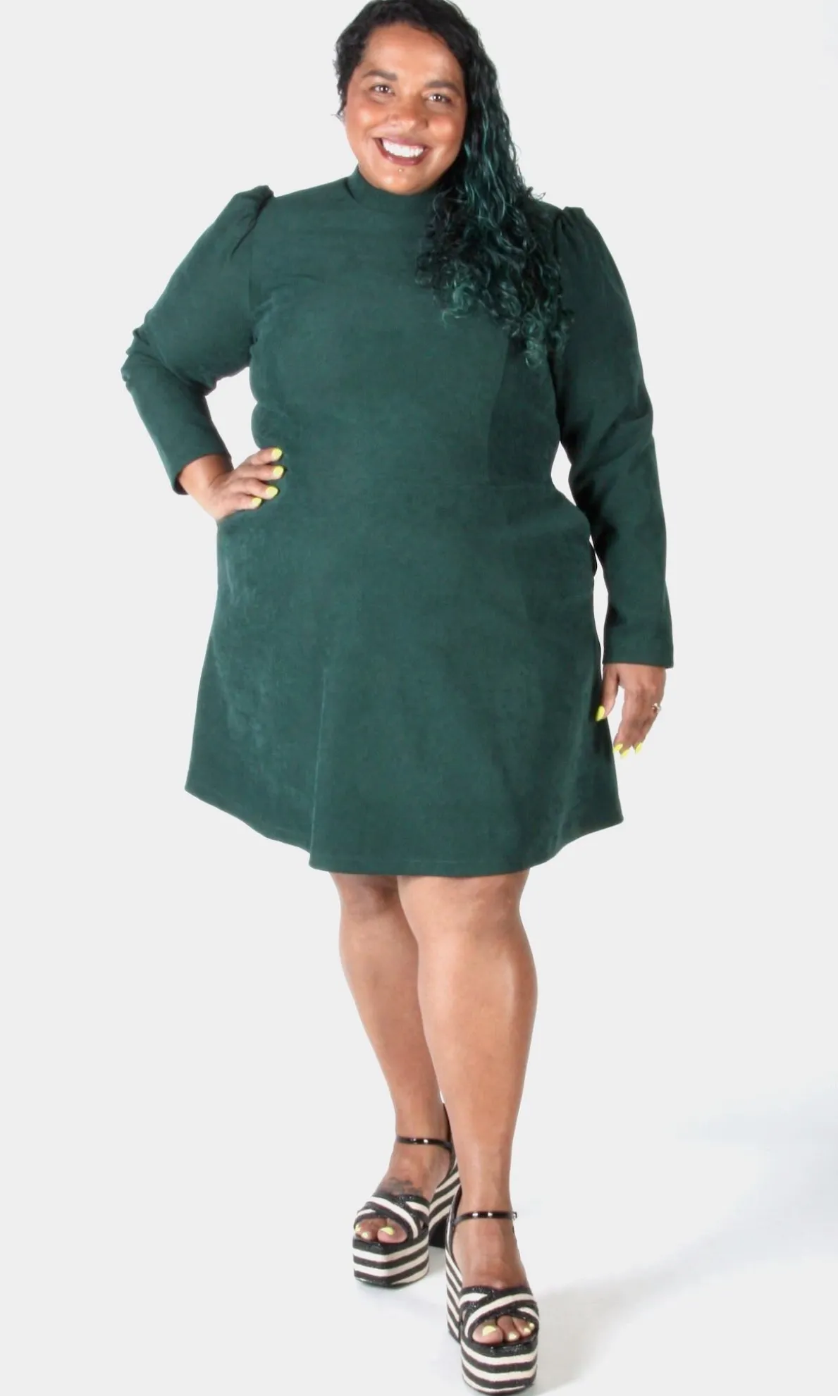 Topaz Dress - Conifer