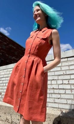 Tree Mouse Dress - Canyon