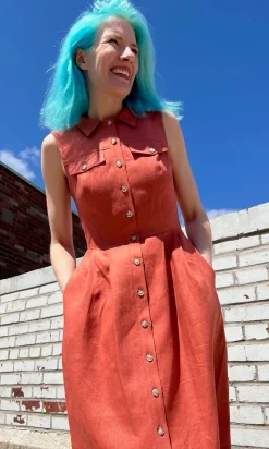 Tree Mouse Dress - Canyon