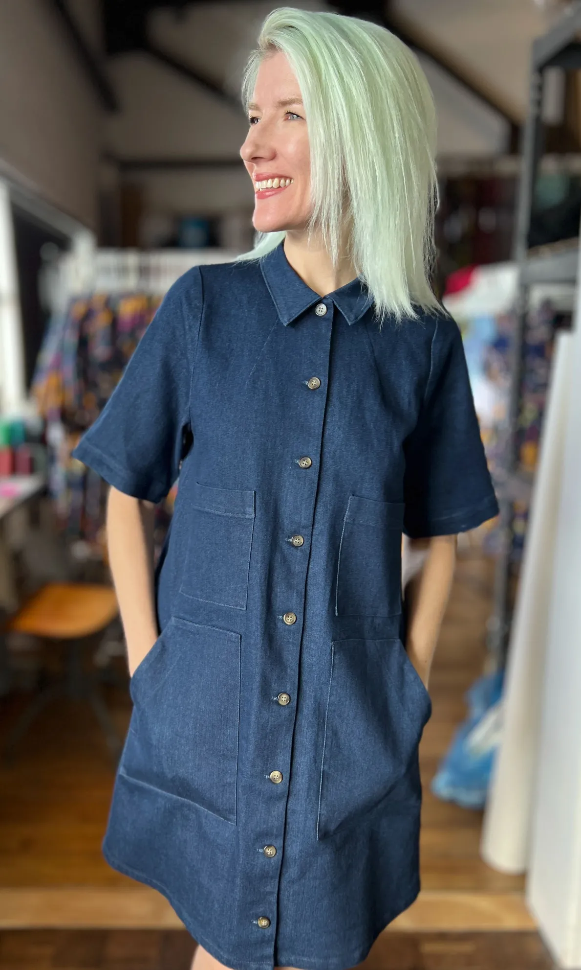 Turr Dress - Dark Wash