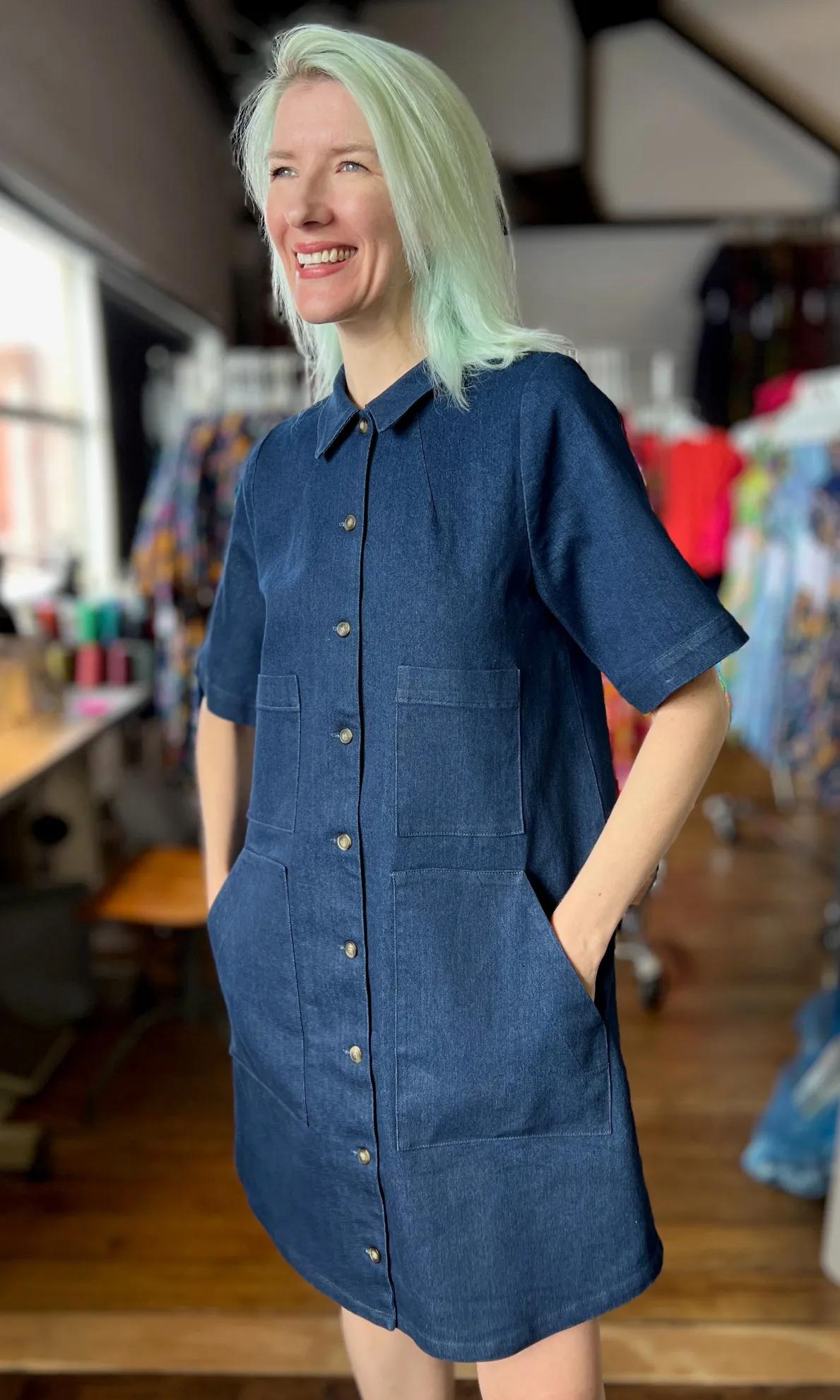 Turr Dress - Dark Wash