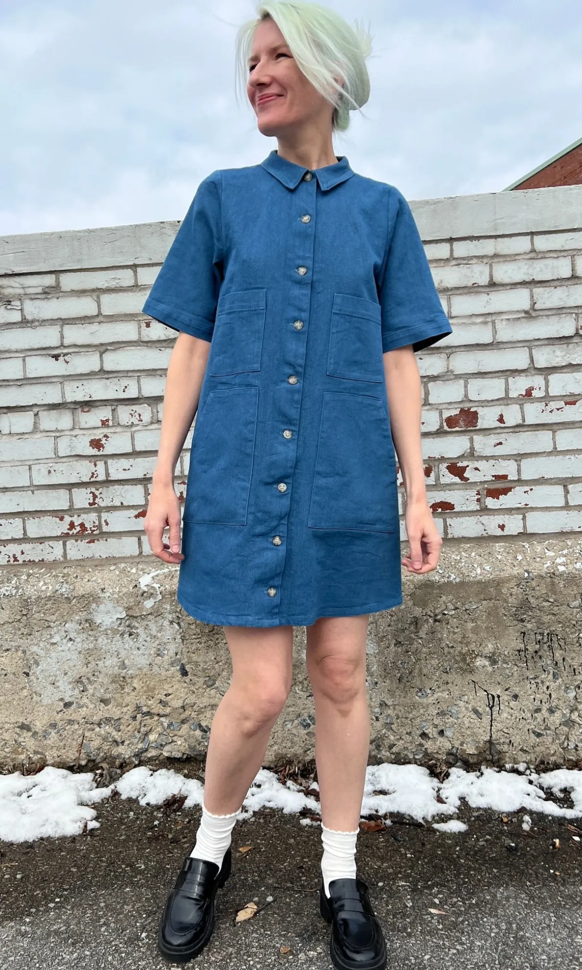 Turr Dress - Medium Wash