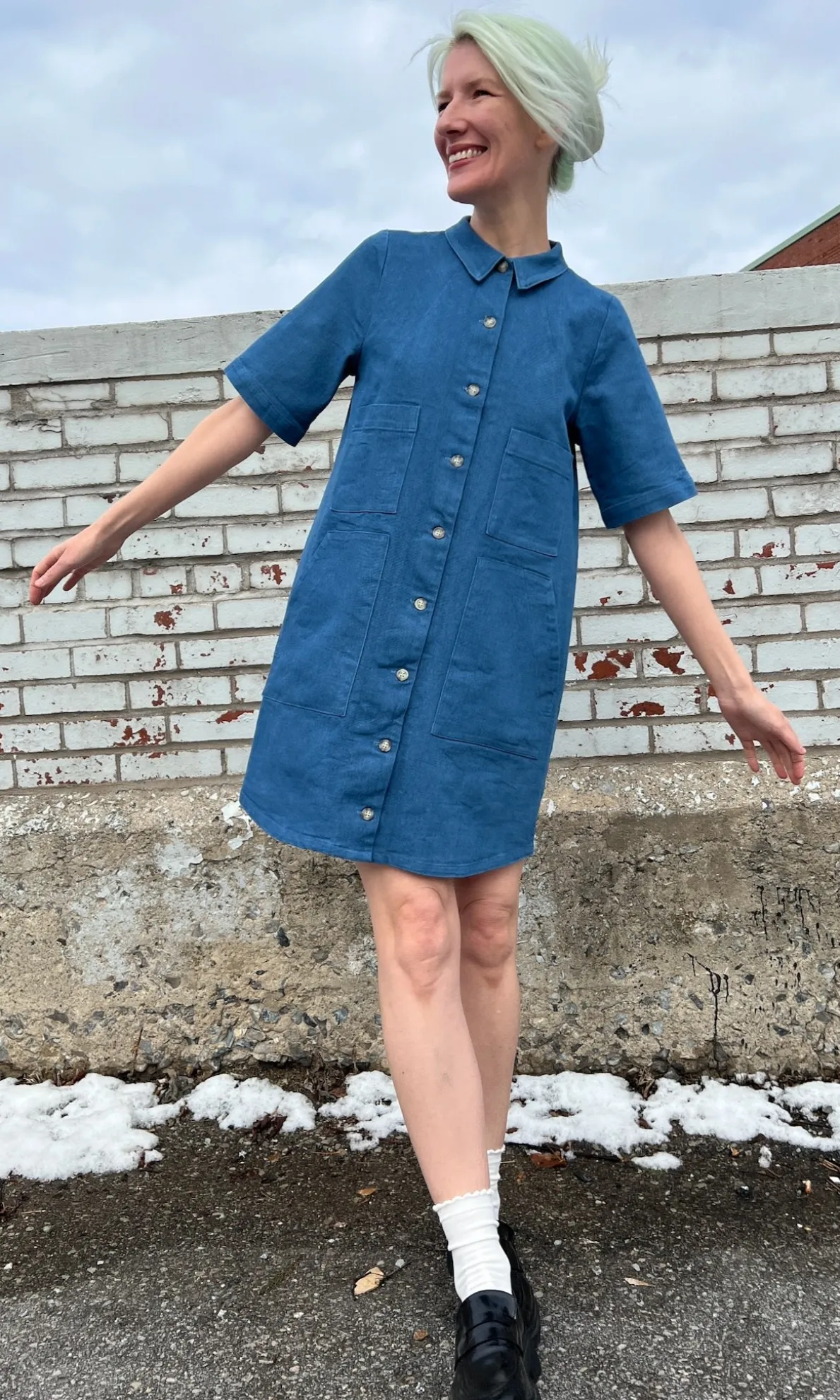 Turr Dress - Medium Wash
