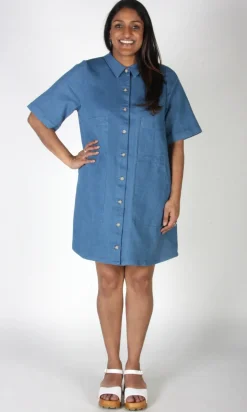 Turr Dress - Medium Wash