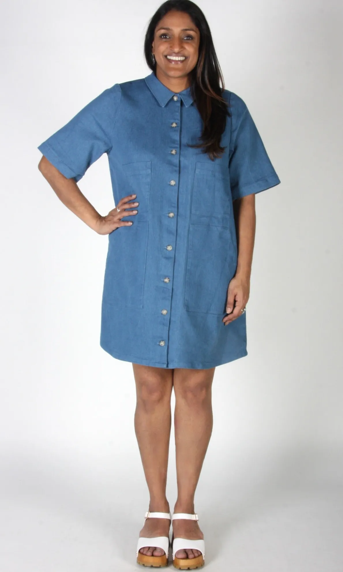 Turr Dress - Medium Wash