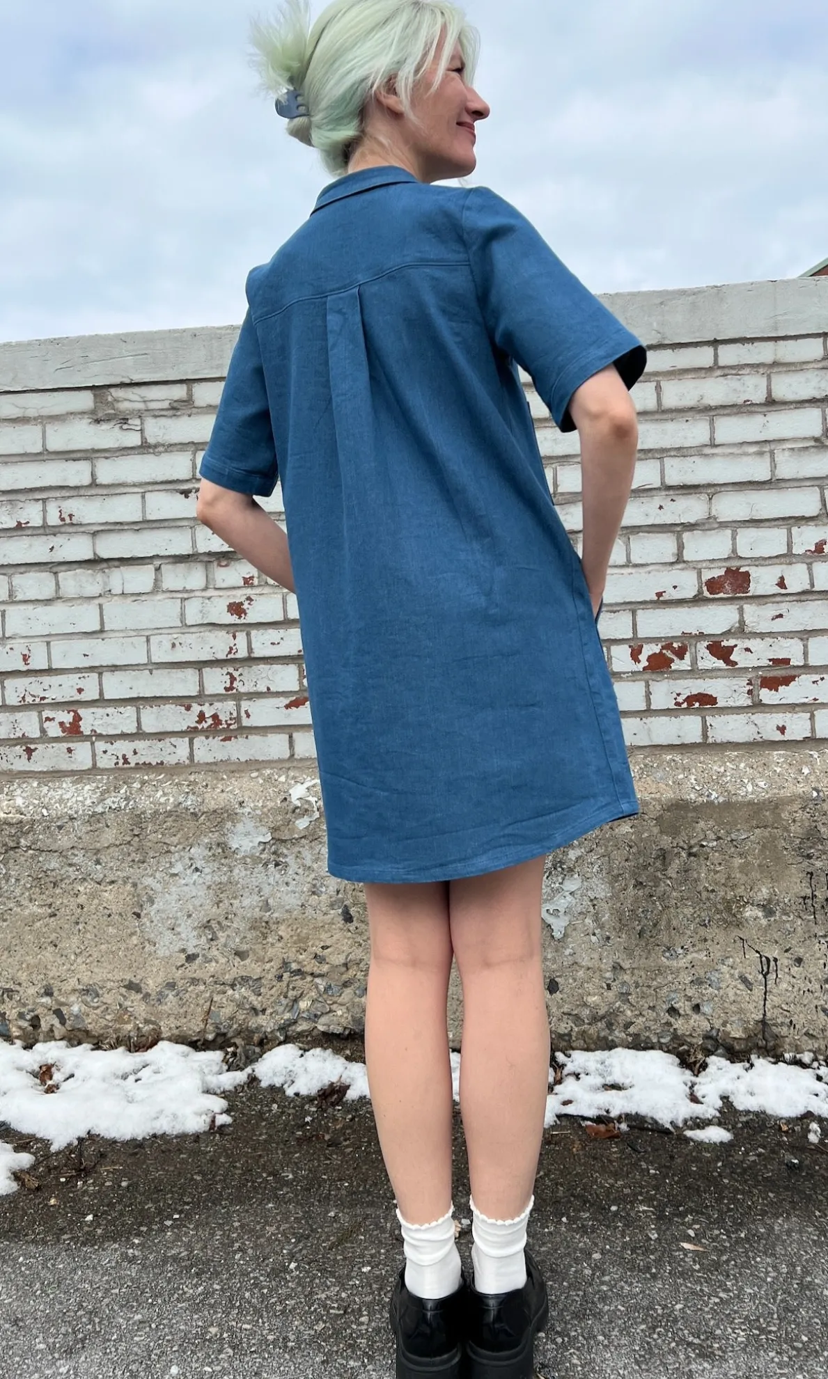 Turr Dress - Medium Wash