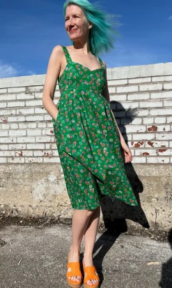 Twite Dress - Straw Flower