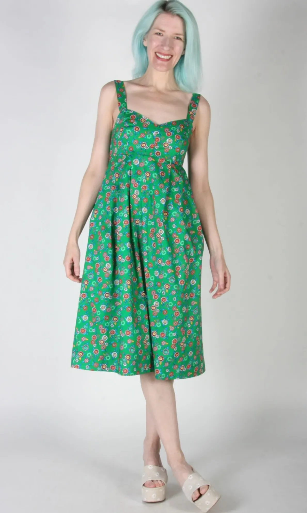 Twite Dress - Straw Flower