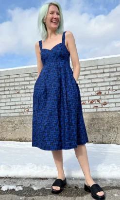 Twite Dress - Zaffre Glass