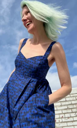 Twite Dress - Zaffre Glass