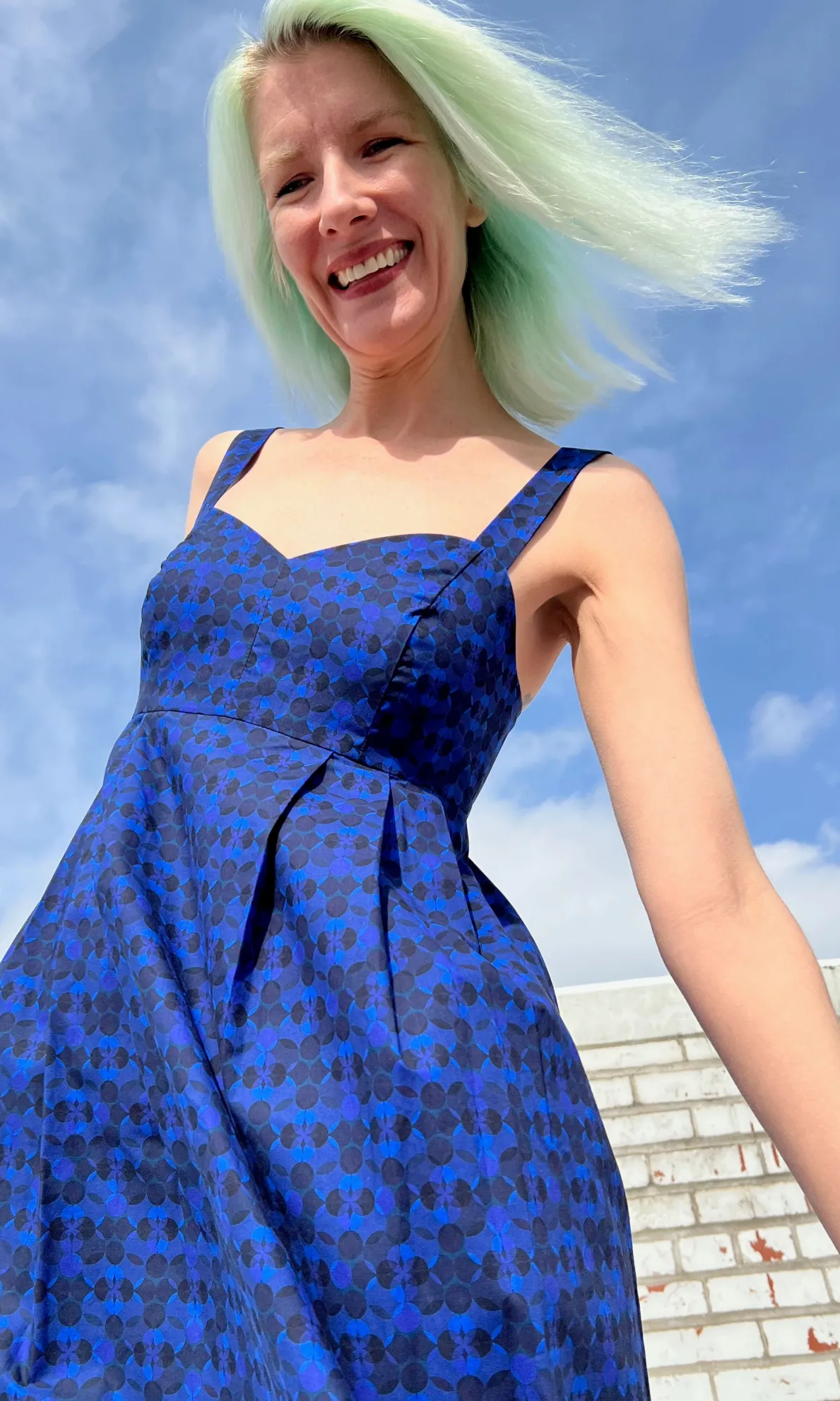 Twite Dress - Zaffre Glass
