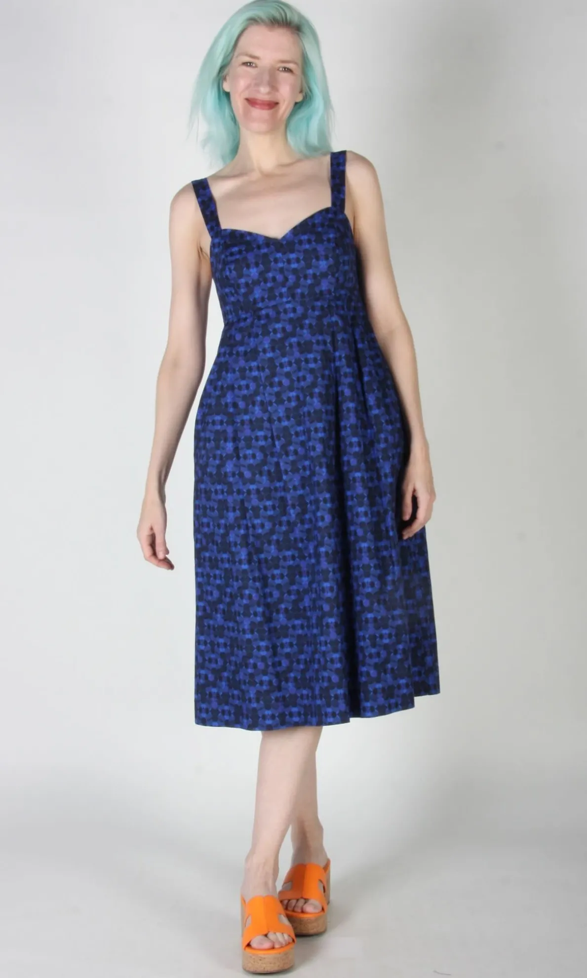 Twite Dress - Zaffre Glass