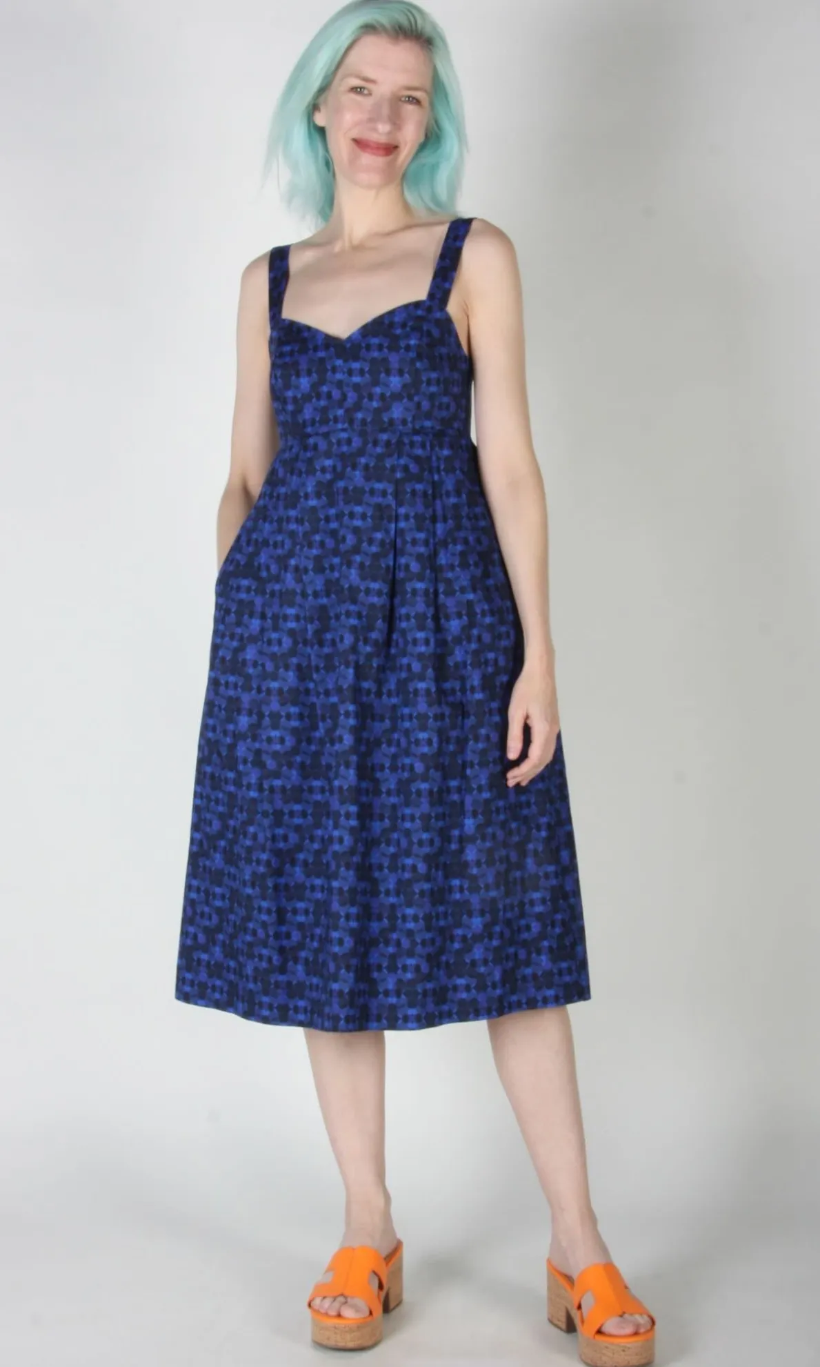Twite Dress - Zaffre Glass