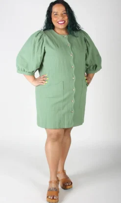 Wideawake Dress - Sage