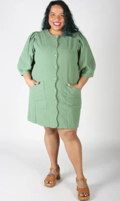 Wideawake Dress - Sage