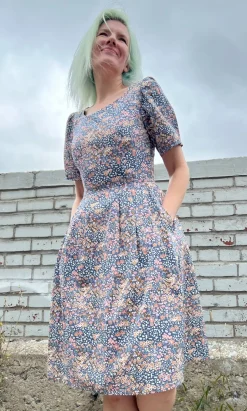 Winter Chippy Dress - Baby's Breath