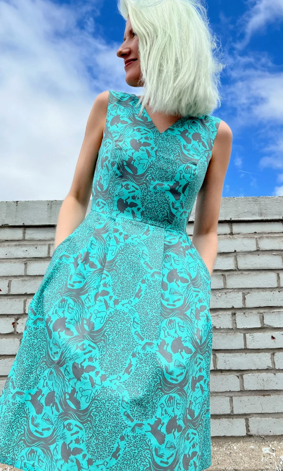 Wood Snipe Dress - Tea Party Tumble