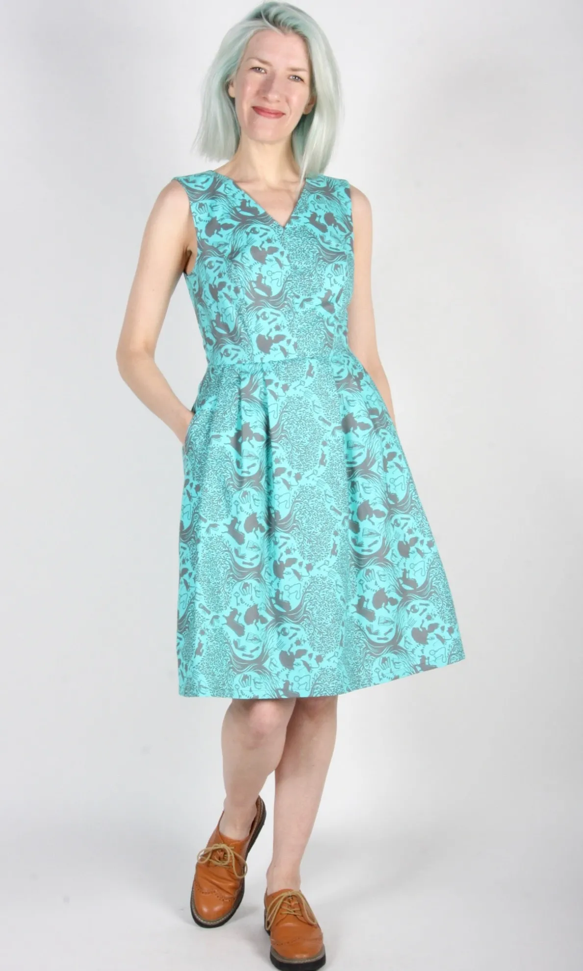 Wood Snipe Dress - Tea Party Tumble