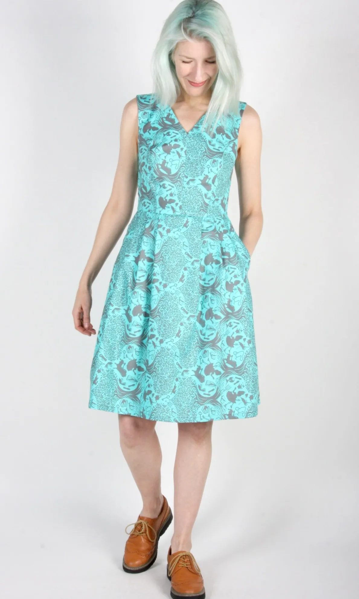 Wood Snipe Dress - Tea Party Tumble
